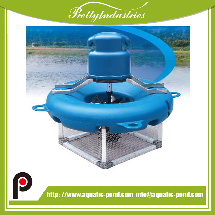 Fish farm feeding machine