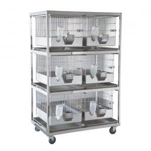 SPF Rabbit Cage with rack