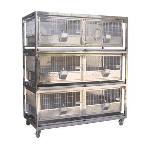 SPF Rabbit Cage with rack