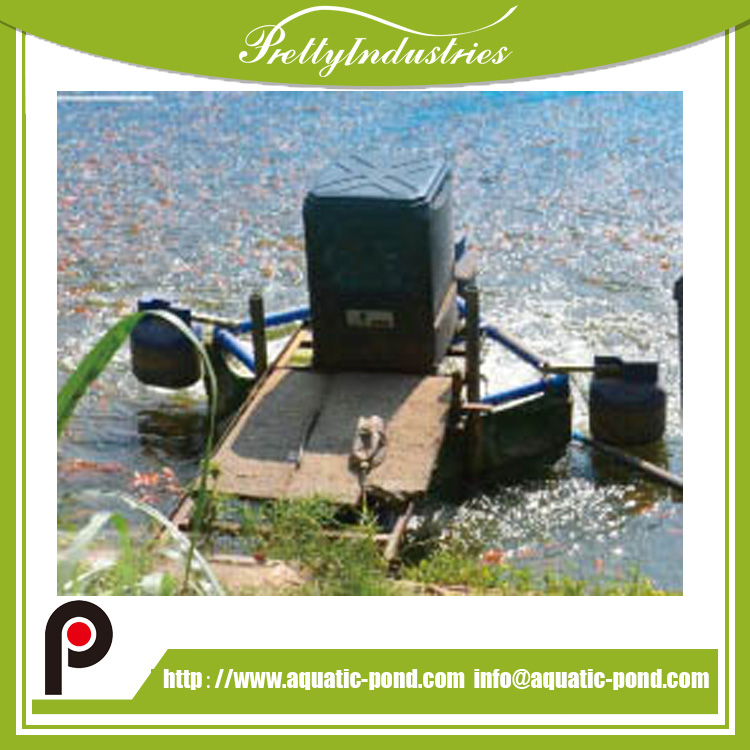 Fish farm feeding machine